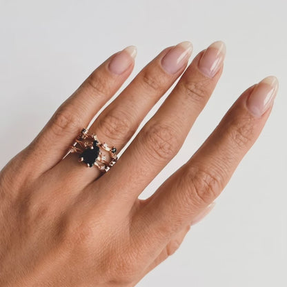 Midnight Thorn 925 Silver Ring