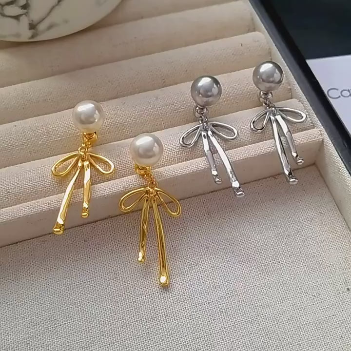 LopsidedLumina Pearl Drop Earrings