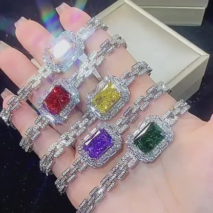 Bracciale con polsino di perle imperiali 