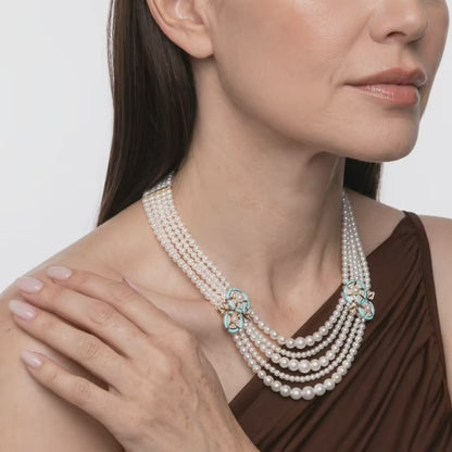 Collana a catena topaz Verdantvow