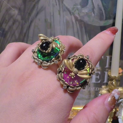 Gilded Bee Reverie Ring