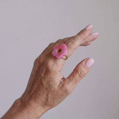 Candy Bloom Open Ring