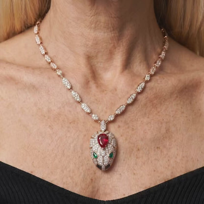 Collier Élégance Serpent Mystique 