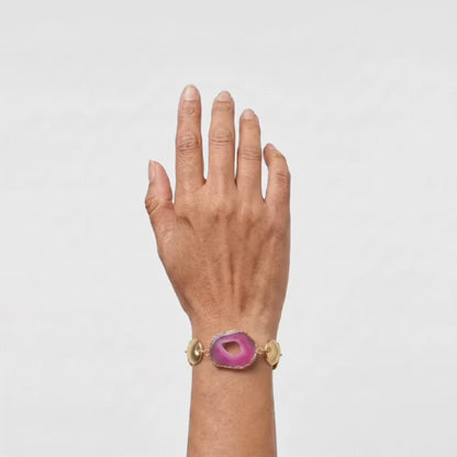 Bracciale con polsino di perle imperiali 