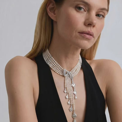 Collar de Gota Infinita Luminosa 
