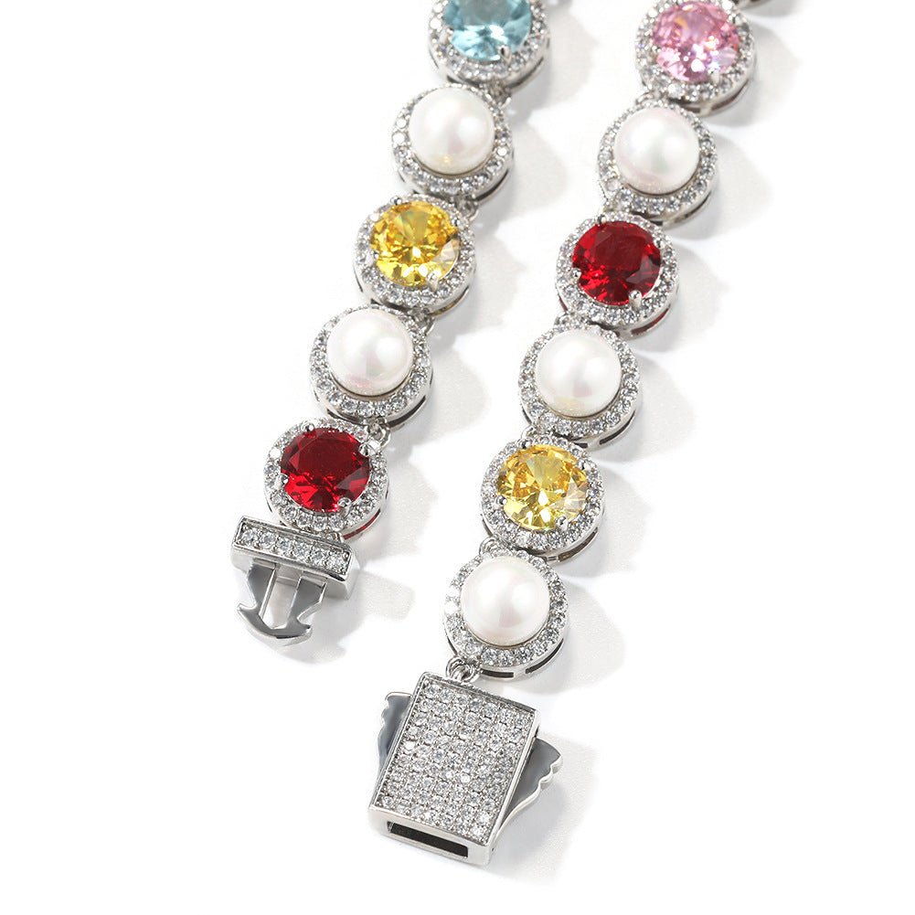 Prism Parade Tennis Necklace - Voisson