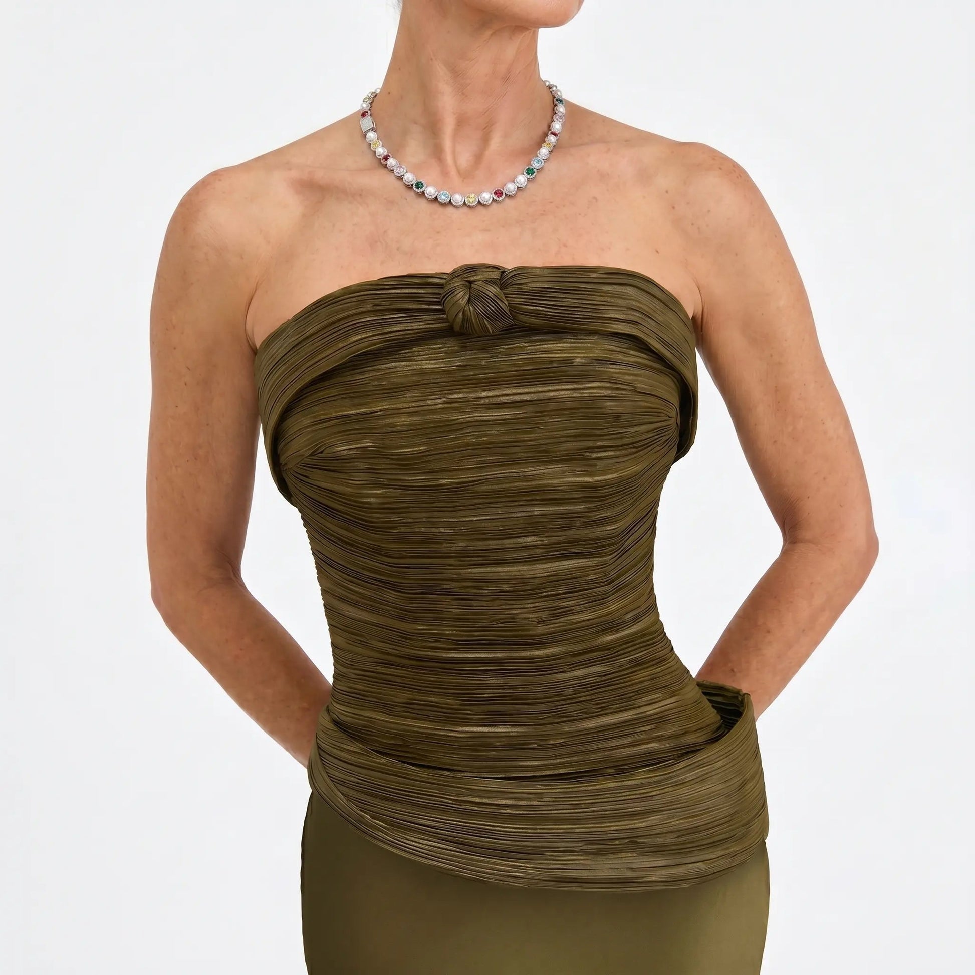 Prism Parade Tennis Necklace - Voisson