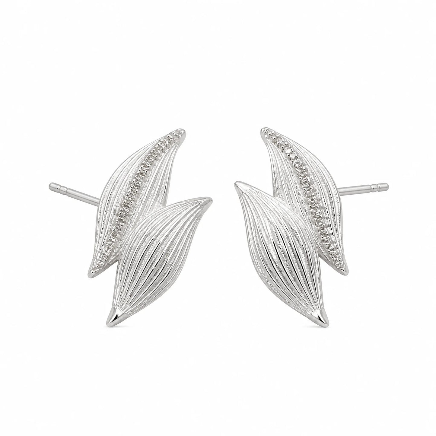 Radiant Leaf Earrings - Voisson