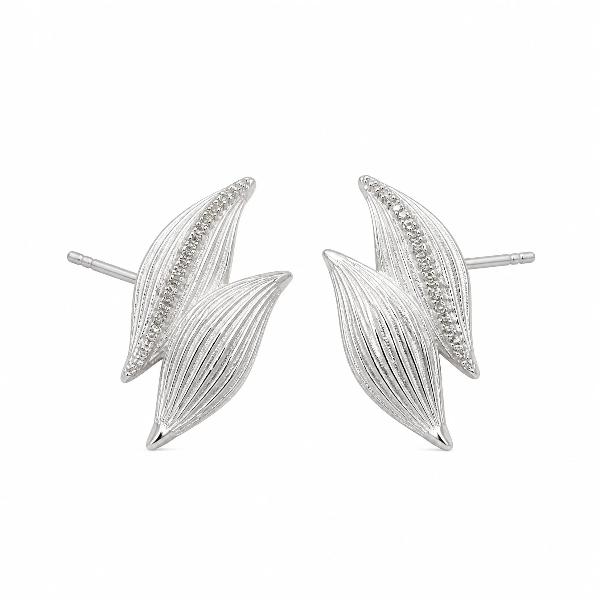 Radiant Leaf Earrings - Voisson