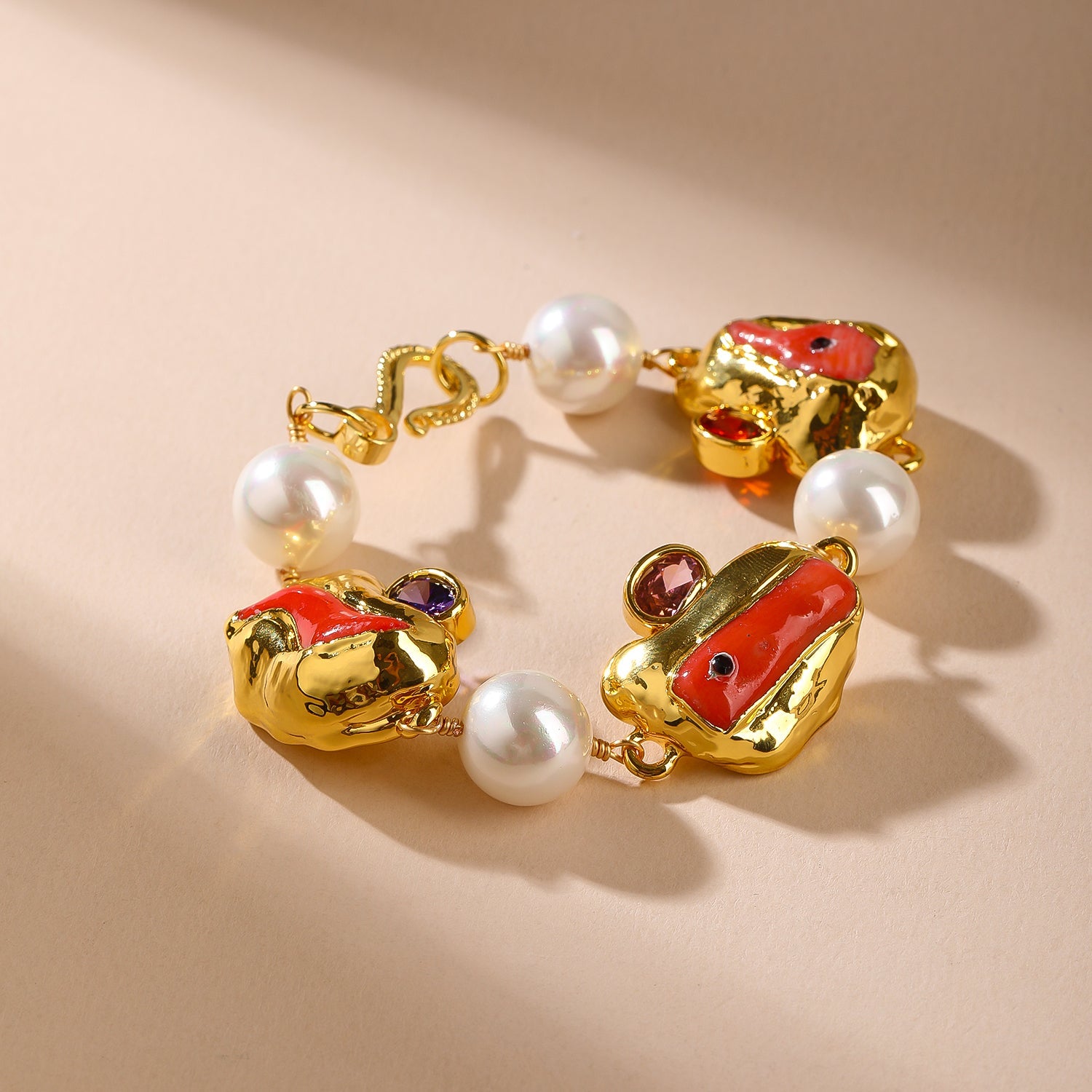 Red Muse Pearl Bracelet - Voisson