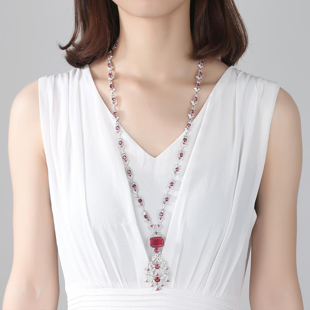 Regal Cascade Pendant Necklace - Voisson
