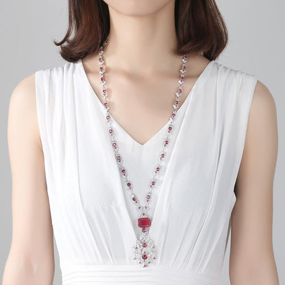 Regal Cascade Pendant Necklace - Voisson