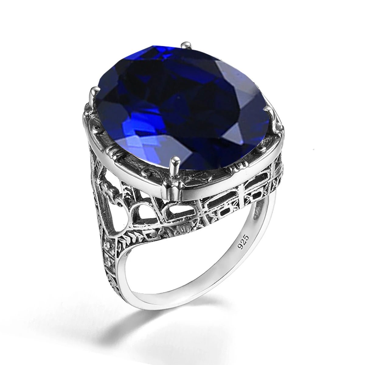 Regal Radiance 925 Silver Ring - Voisson
