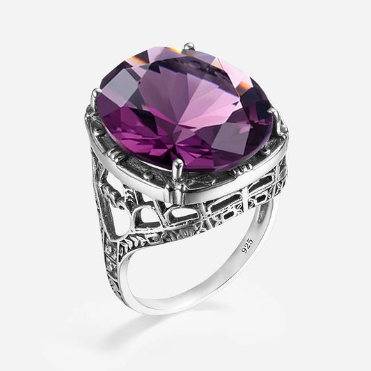 Regal Radiance 925 Silver Ring - Voisson