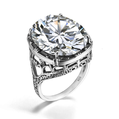 Regal Radiance 925 Silver Ring - Voisson