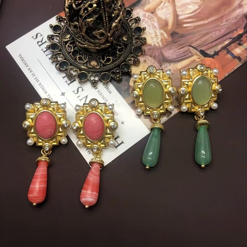 Regal Relic Jewel Earrings - Voisson