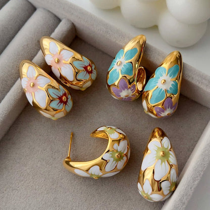 Regalia Florale Hoops - Voisson