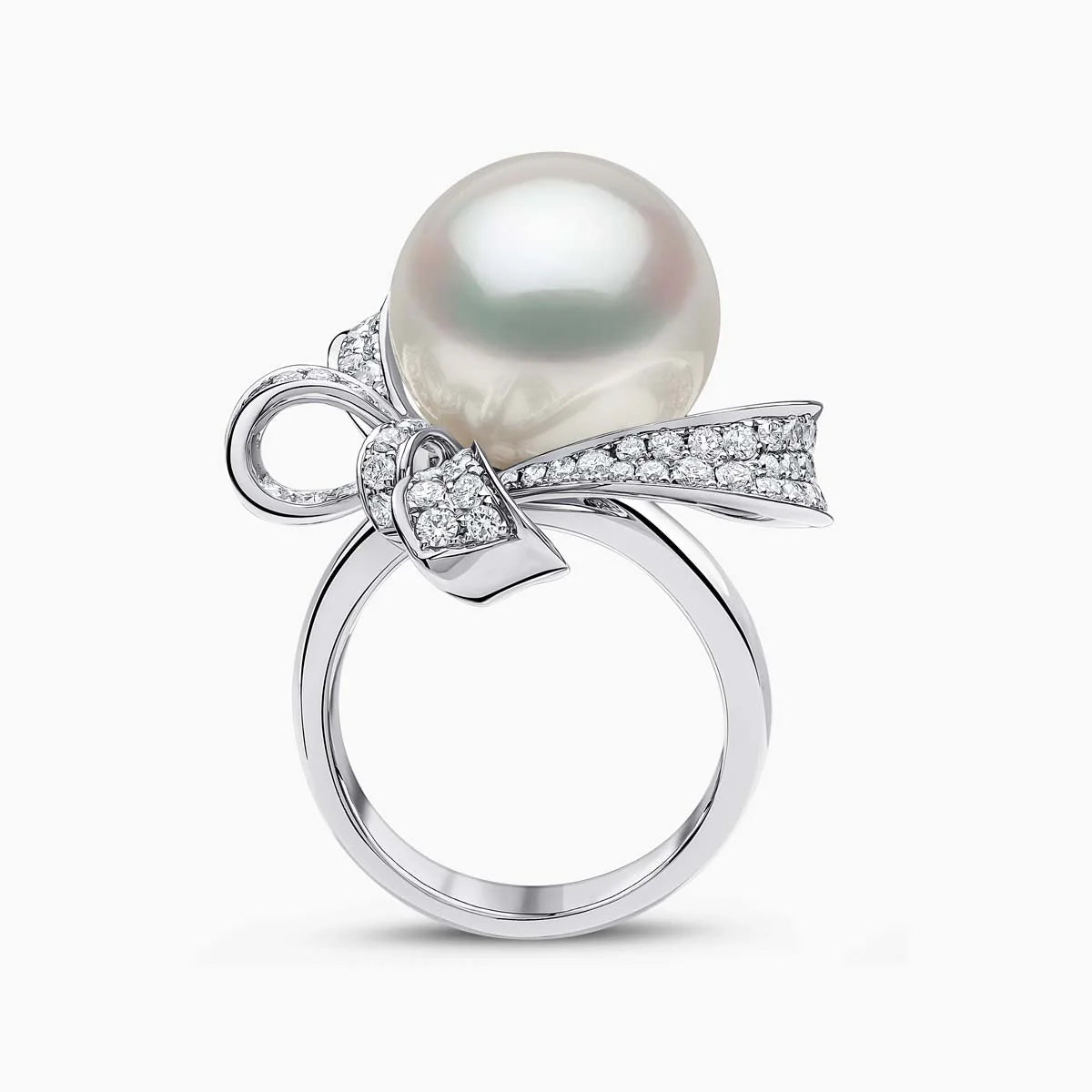 Ribbon Grace Pearl Ring - Voisson