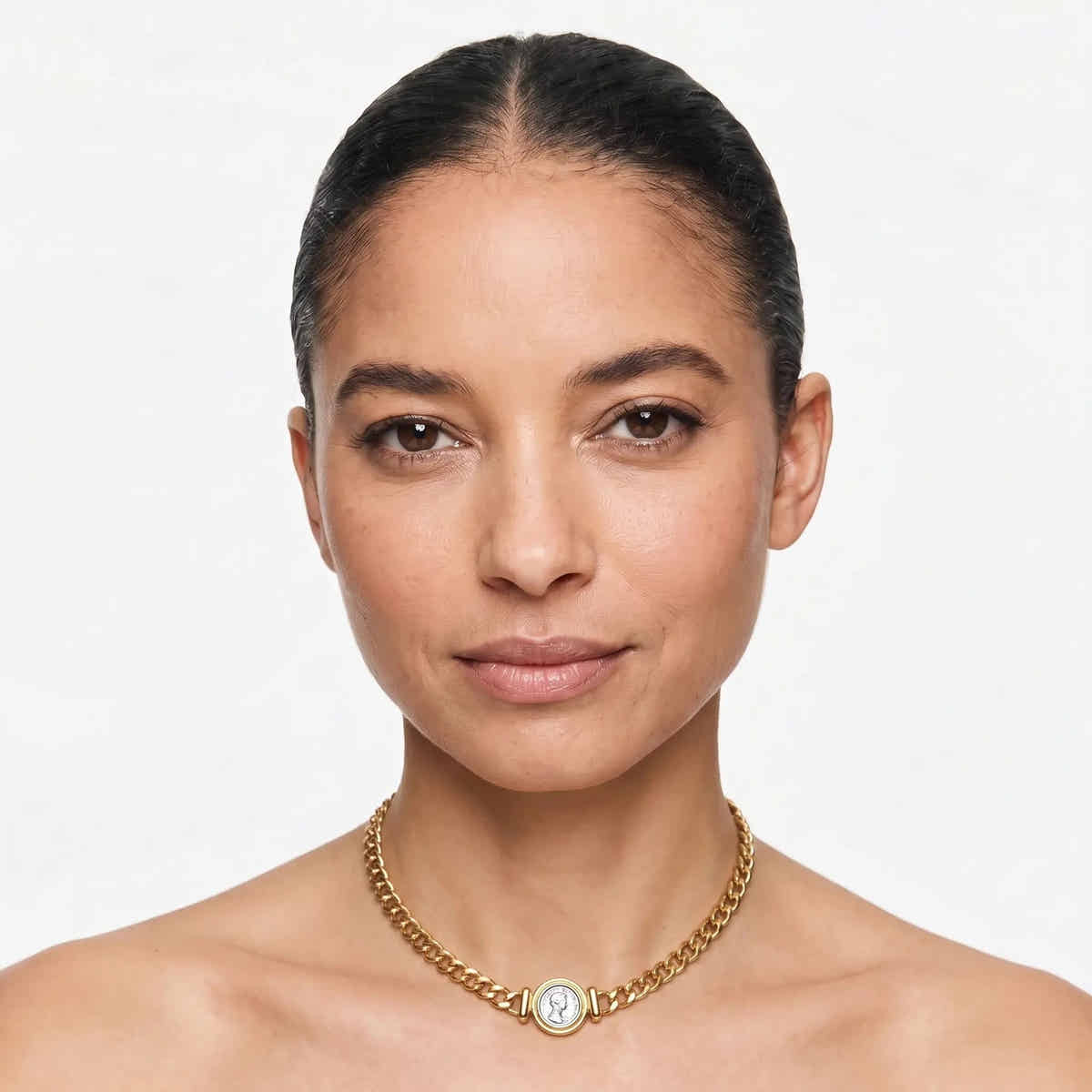 Roman Medallion Necklace - Voisson