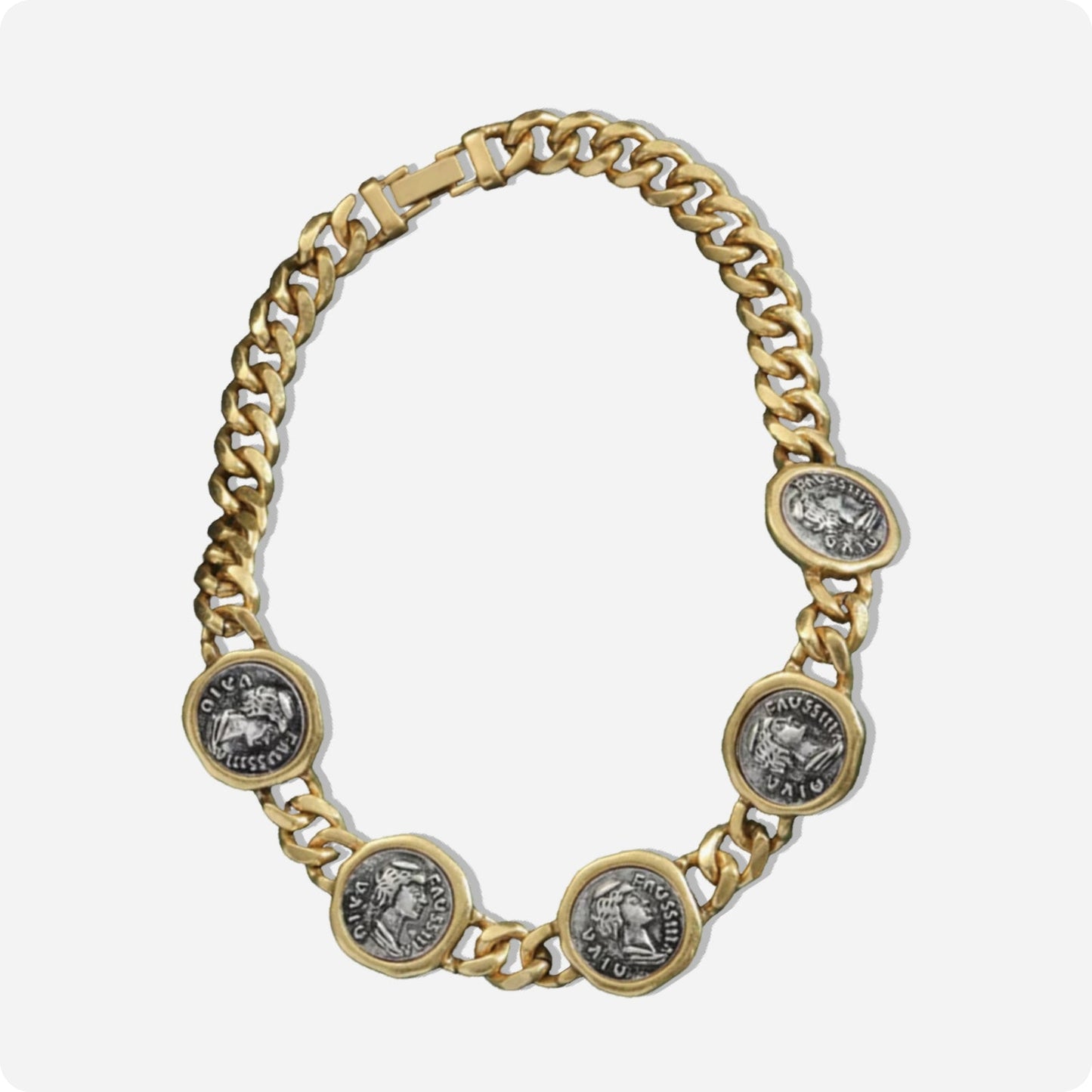 Roman Relic Chain Necklace - Voisson