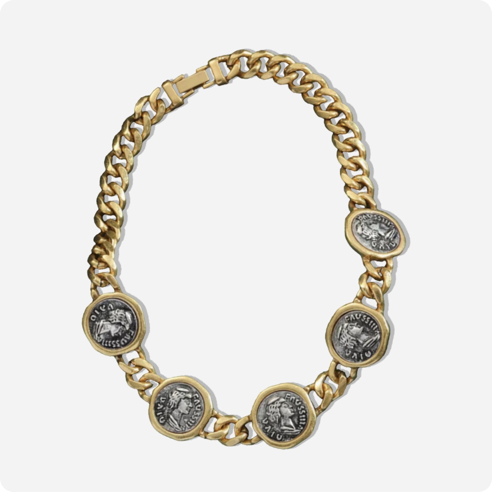 Roman Relic Chain Necklace - Voisson