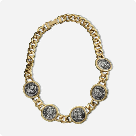 Roman Relic Chain Necklace - Voisson