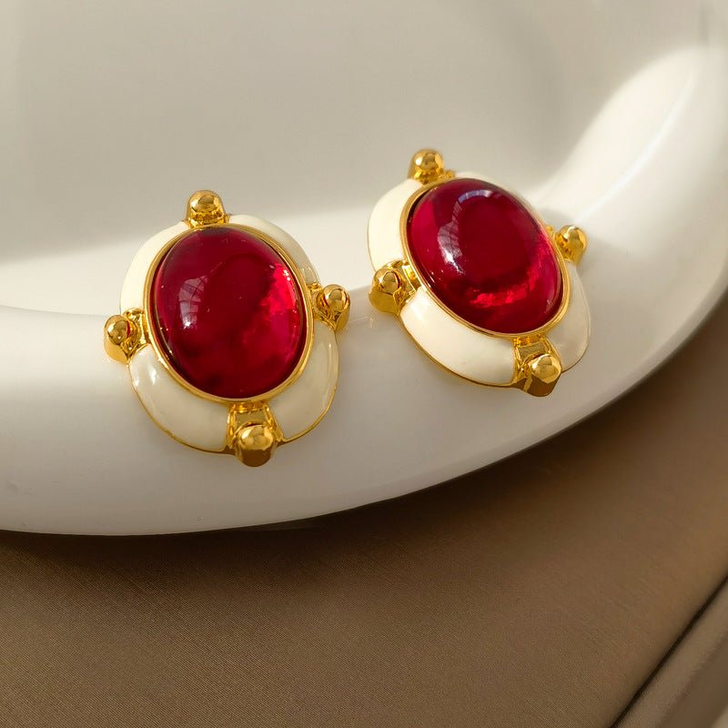 Rosalinda Retro Chunky Earrings - Voisson