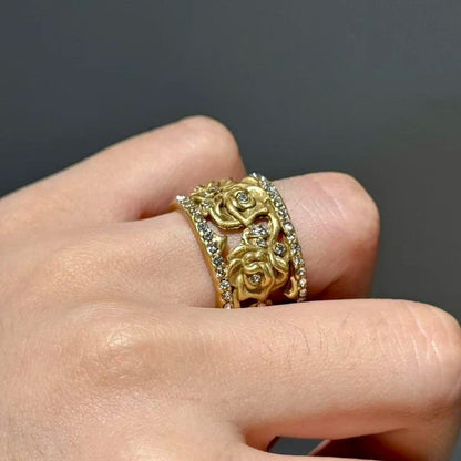 Rose Relic Cuff Ring - Voisson