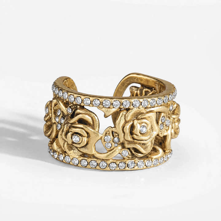 Rose Relic Cuff Ring - Voisson