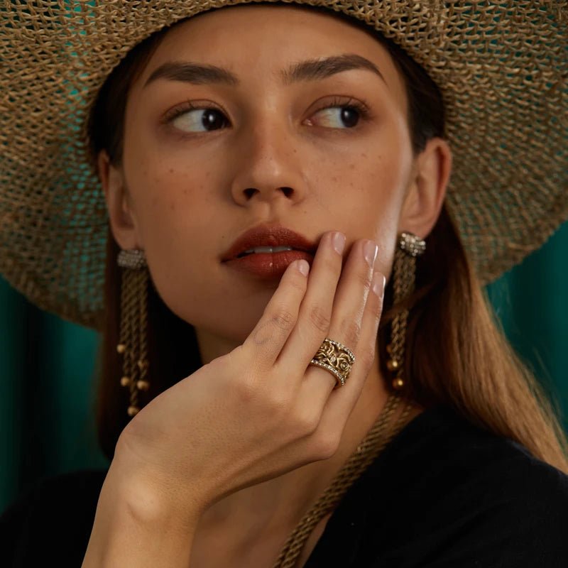 Rose Relic Cuff Ring - Voisson