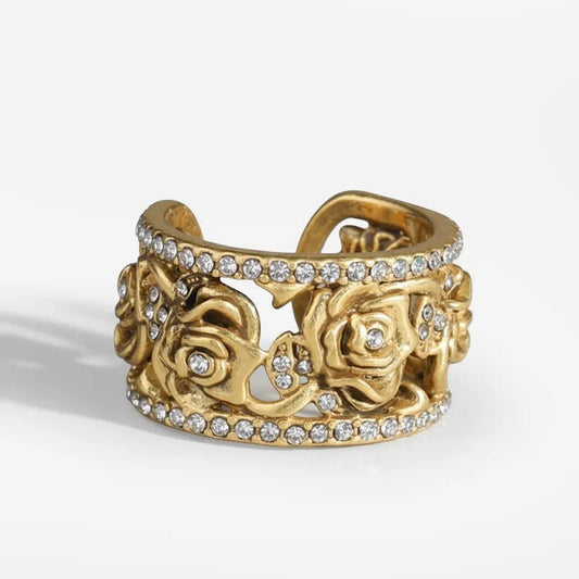 Rose Relic Cuff Ring - Voisson