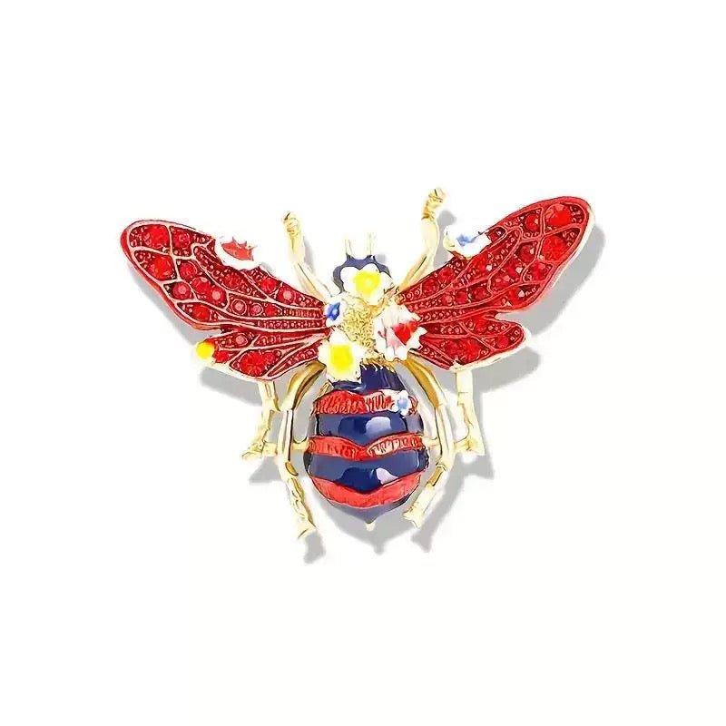 Rosegarden Bee Brooch - Voisson