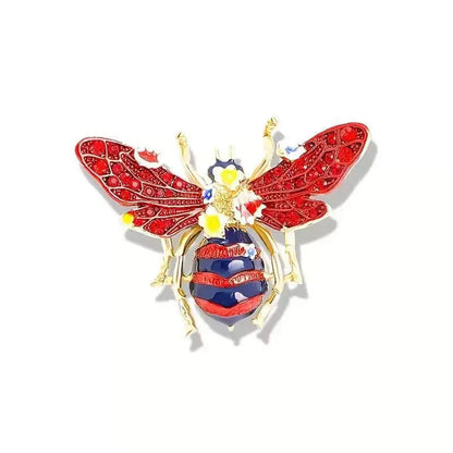 Rosegarden Bee Brooch - Voisson