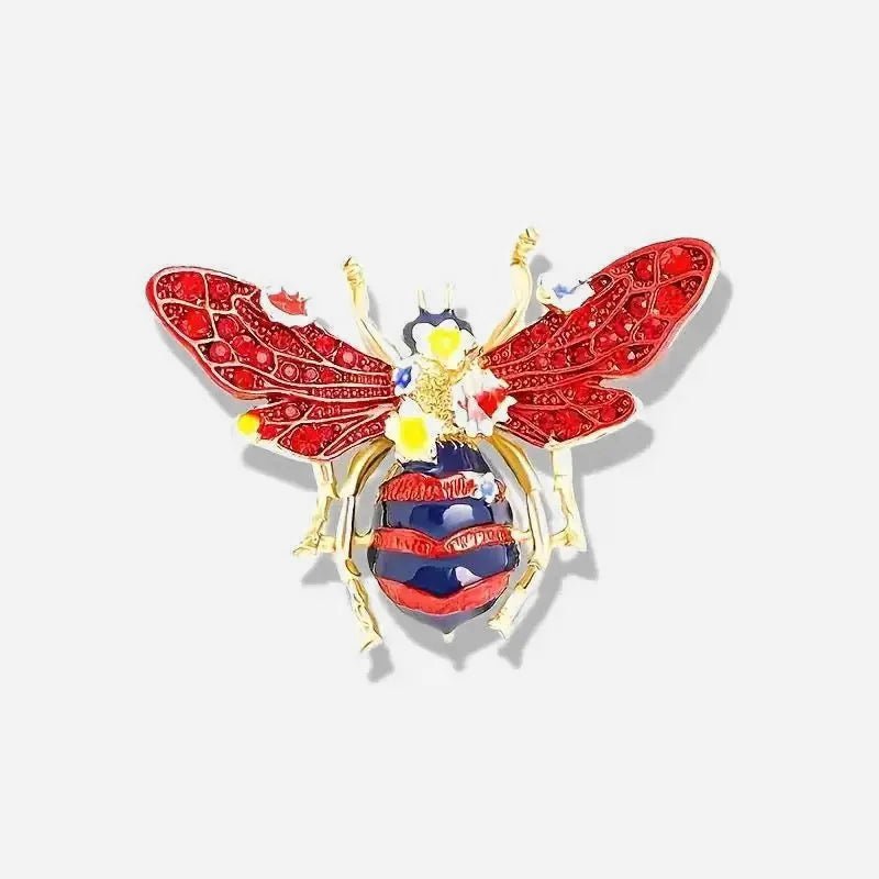 Rosegarden Bee Brooch - Voisson