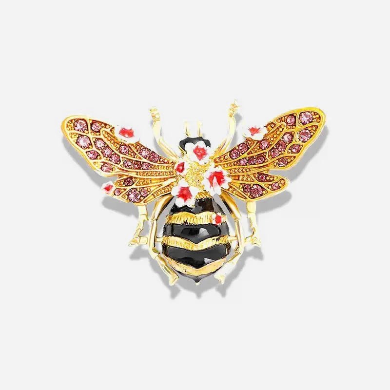 Rosegarden Bee Brooch - Voisson