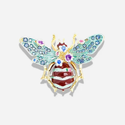 Rosegarden Bee Brooch - Voisson