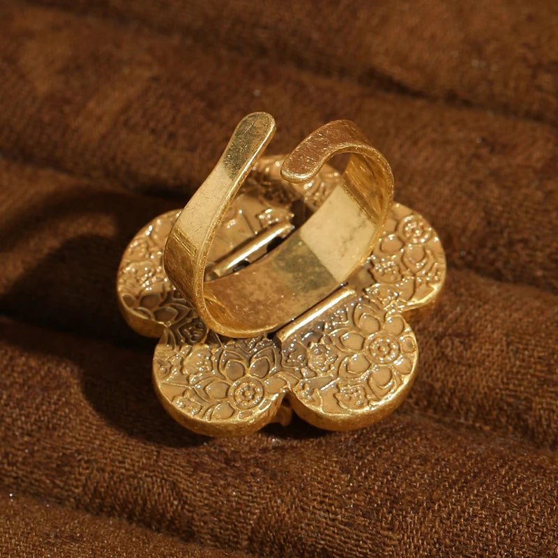 Rosy Halo Garden Ring - Voisson