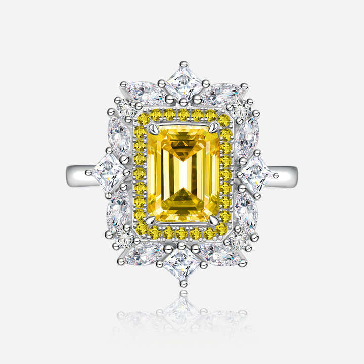 Royal Frame 925 Silver Ring - Voisson