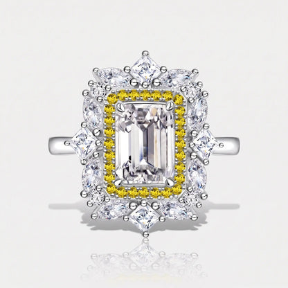 Royal Frame 925 Silver Ring - Voisson