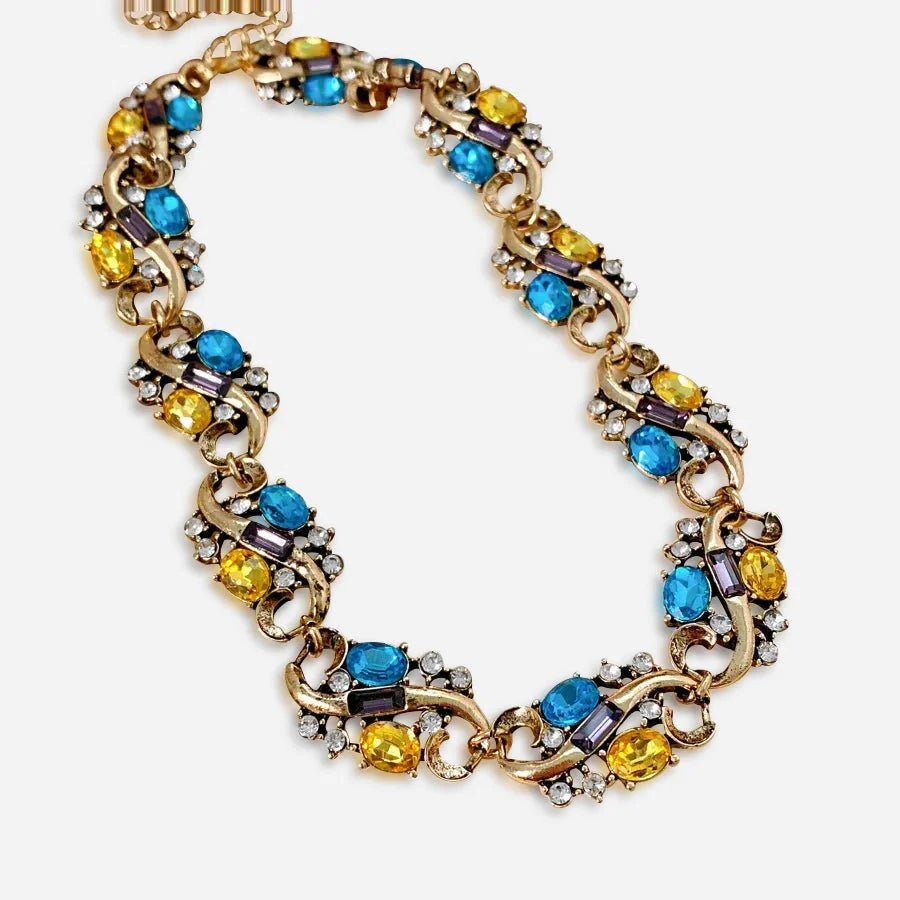 Royal Mosaic Vintage Necklace - Voisson
