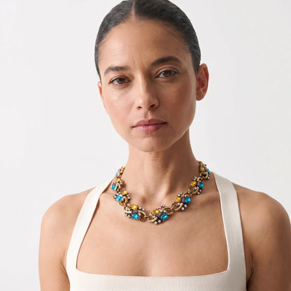 Royal Mosaic Vintage Necklace - Voisson