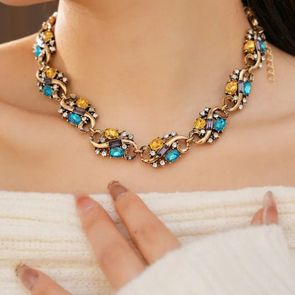 Royal Mosaic Vintage Necklace - Voisson