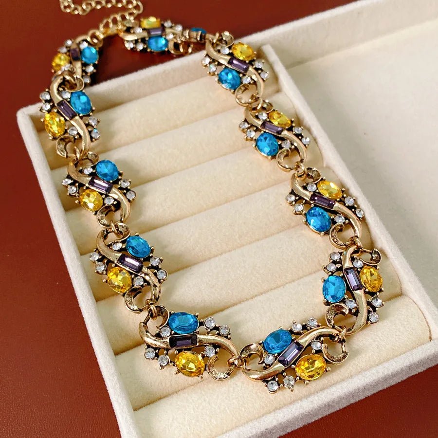 Royal Mosaic Vintage Necklace - Voisson