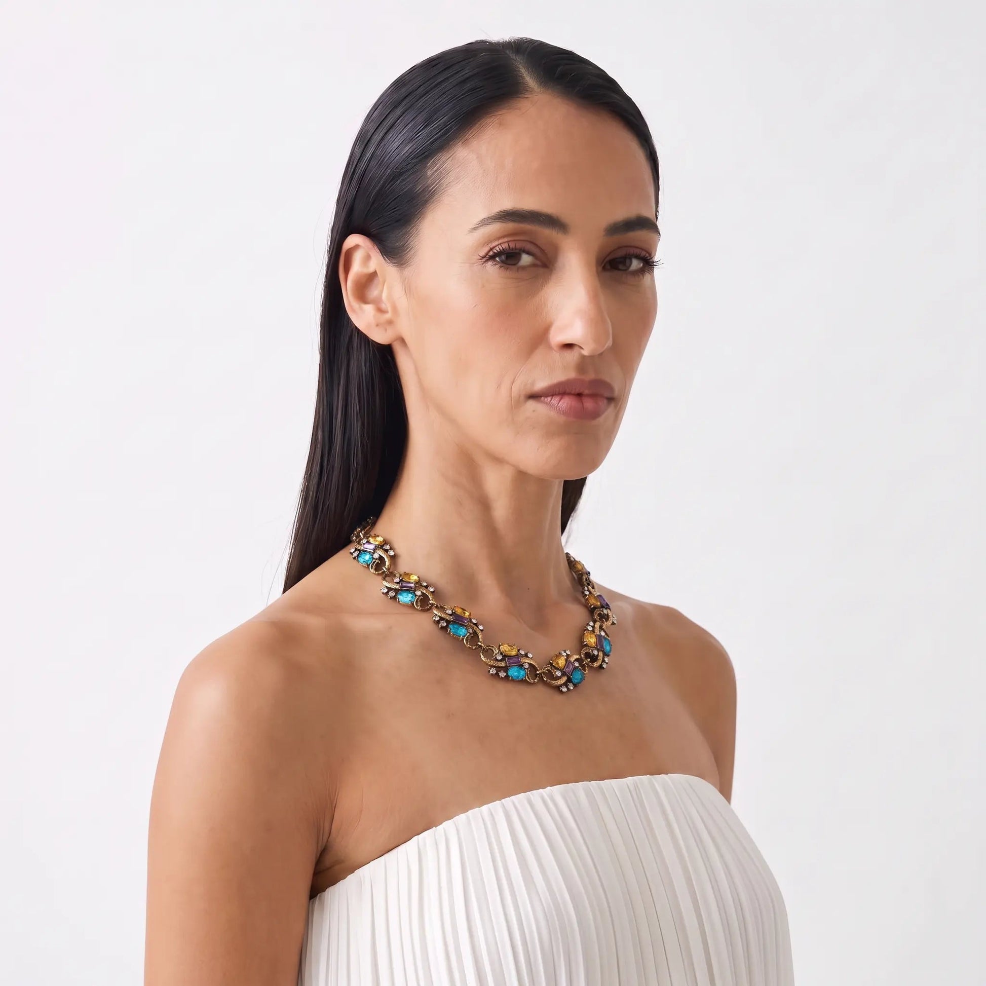 Royal Mosaic Vintage Necklace - Voisson
