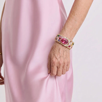 Ruby Garden Cuff Bracelet - Voisson