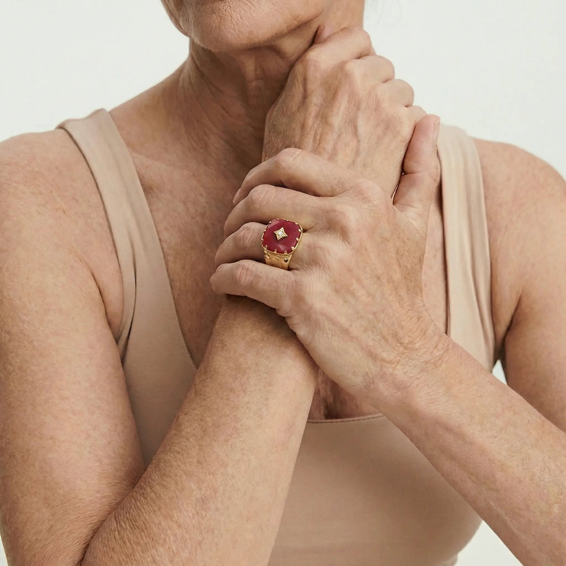 RubyRogue Statement Ring - Voisson