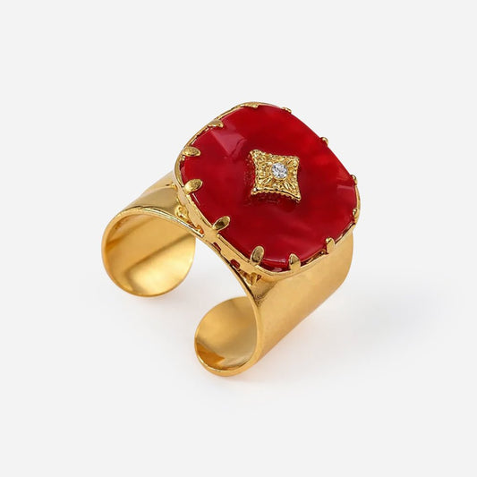 RubyRogue Statement Ring - Voisson