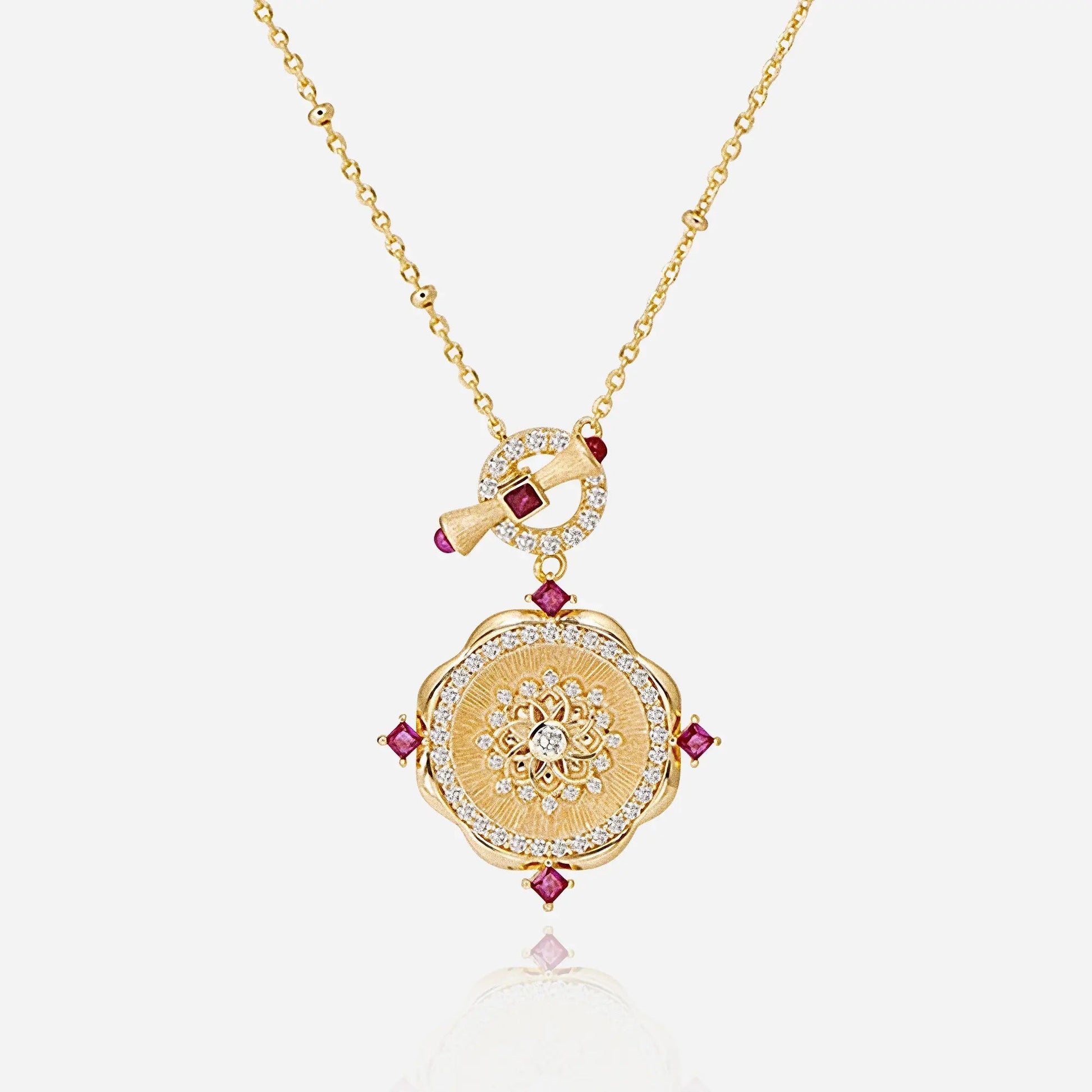 RubySun Heritage Pendant Necklace - Voisson