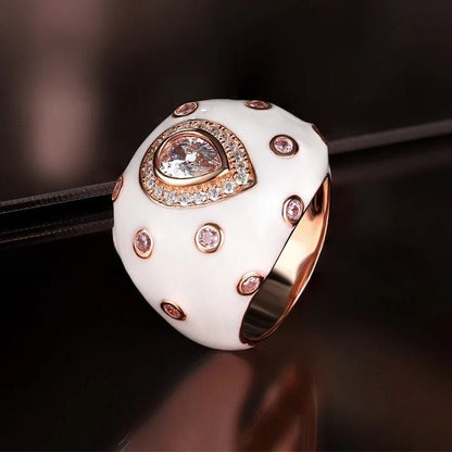 Sapphire Eclipse Statement Ring - Voisson