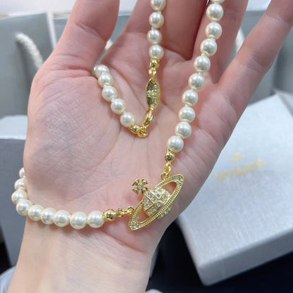 Saturn’s Empress Pearl Necklace - Voisson